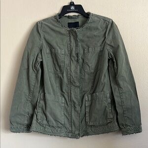 Banana Republic Green Utility Jacket Lightweight Casual